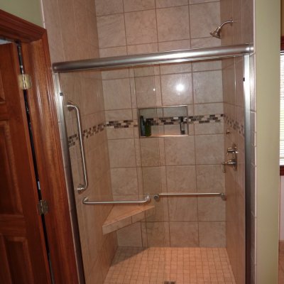 Custom shower remodel 22